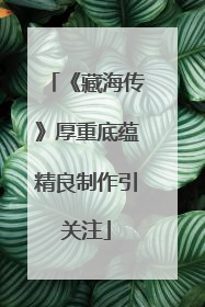 《藏海传》厚重底蕴精良制作引关注