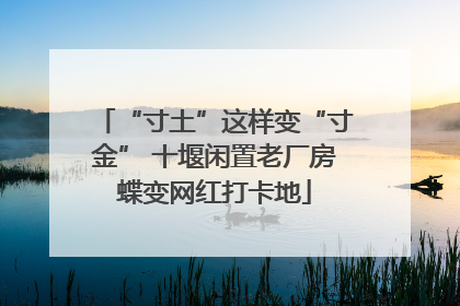 “寸土”这样变“寸金” 十堰闲置老厂房蝶变网红打卡地