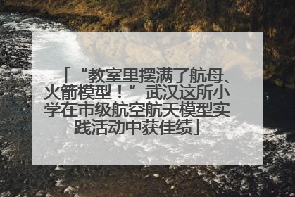 “教室里摆满了航母、火箭模型！”武汉这所小学在市级航空航天模型实践活动中获佳绩