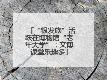 “银发族”活跃在博物馆“老年大学”：文博课堂乐趣多