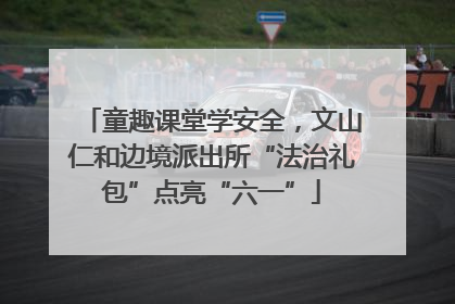 童趣课堂学安全，文山仁和边境派出所“法治礼包”点亮“六一”
