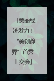 美丽经济发力！“美创静界”首秀上交会