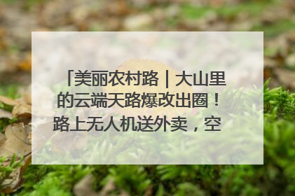 美丽农村路｜大山里的云端天路爆改出圈！路上无人机送外卖，空心村变网红村