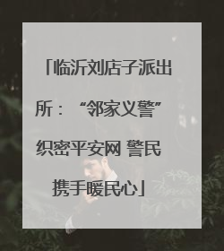 临沂刘店子派出所：“邻家义警”织密平安网 警民携手暖民心