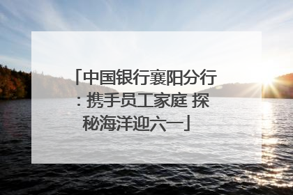 中国银行襄阳分行：携手员工家庭 探秘海洋迎六一