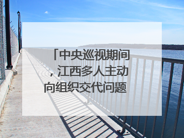 中央巡视期间，江西多人主动向组织交代问题｜打虎拍蝇