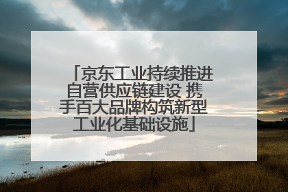 京东工业持续推进自营供应链建设 携手百大品牌构筑新型工业化基础设施