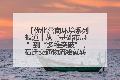 优化营商环境系列报道丨从“基础布局”到“多维突破”，宿迁交通物流绘就转型增效新画卷