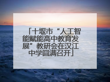 十堰市“人工智能赋能高中教育发展”教研会在汉江中学圆满召开