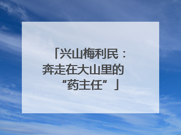 兴山梅利民：奔走在大山里的“药主任”