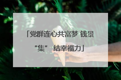 党群连心共富梦 钱景 “集” 结幸福力