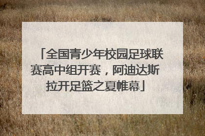 全国青少年校园足球联赛高中组开赛，阿迪达斯拉开足篮之夏帷幕