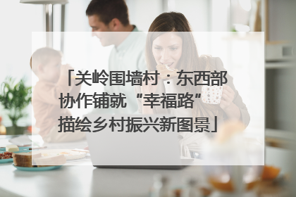 关岭围墙村：东西部协作铺就“幸福路” 描绘乡村振兴新图景