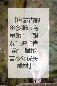 内蒙古鄂尔多斯市乌审旗：“银发”护“青苗” 赋能青少年成长成材