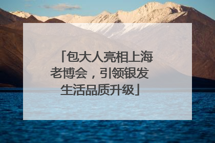 包大人亮相上海老博会，引领银发生活品质升级