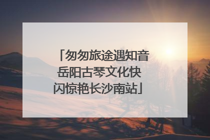 匆匆旅途遇知音 岳阳古琴文化快闪惊艳长沙南站