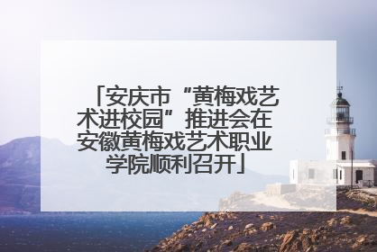 安庆市“黄梅戏艺术进校园”推进会在安徽黄梅戏艺术职业学院顺利召开