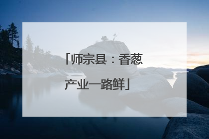 师宗县：香葱产业一路鲜