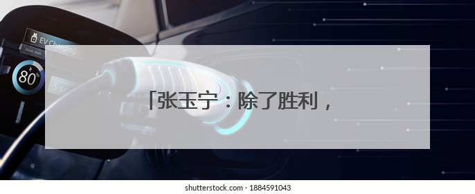 张玉宁：除了胜利，其他结果没有意义