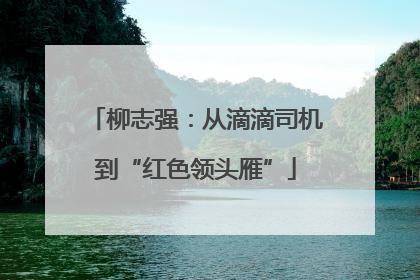 柳志强：从滴滴司机到“红色领头雁”