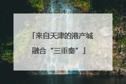 来自天津的港产城融合“三重奏”