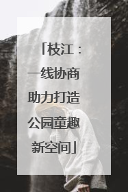 枝江：一线协商助力打造公园童趣新空间