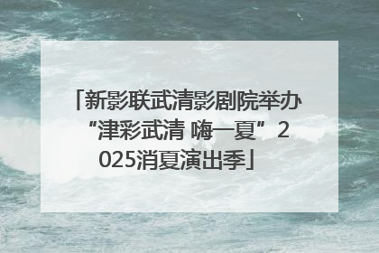 新影联武清影剧院举办“津彩武清 嗨一夏”2025消夏演出季