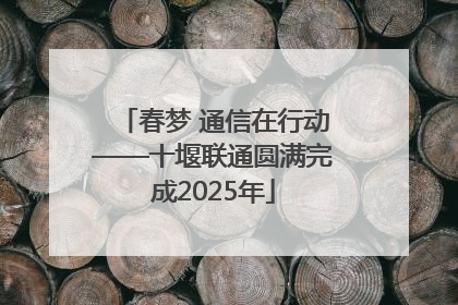 春梦 通信在行动——十堰联通圆满完成2025年