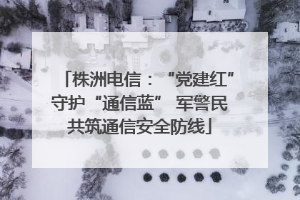 株洲电信：“党建红”守护“通信蓝” 军警民共筑通信安全防线