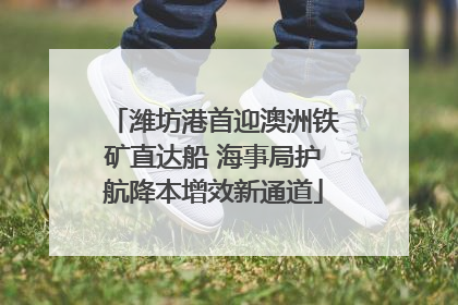潍坊港首迎澳洲铁矿直达船 海事局护航降本增效新通道