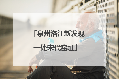 泉州洛江新发现一处宋代窑址