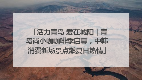 活力青岛 爱在城阳｜青岛尚小咖咖啡季启幕，中韩消费新场景点燃夏日热情