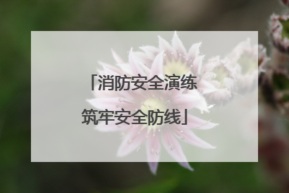 消防安全演练筑牢安全防线