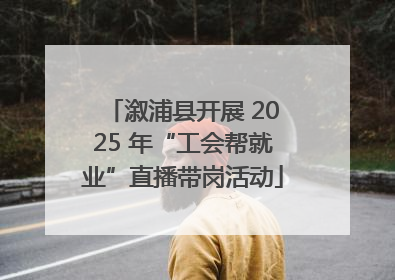 溆浦县开展 2025 年“工会帮就业”直播带岗活动
