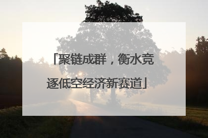 聚链成群，衡水竞逐低空经济新赛道