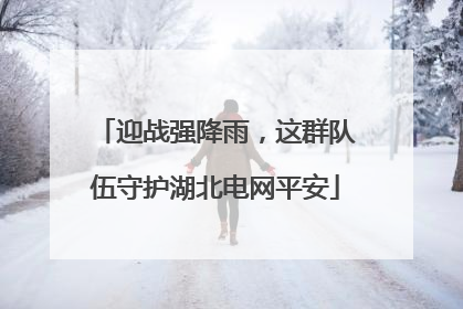 迎战强降雨，这群队伍守护湖北电网平安