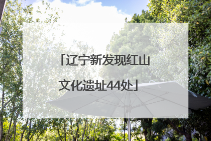 辽宁新发现红山文化遗址44处