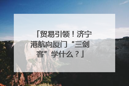贸易引领！济宁港航向厦门“三剑客”学什么？