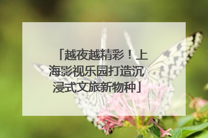 越夜越精彩！上海影视乐园打造沉浸式文旅新物种