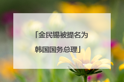 金民锡被提名为韩国国务总理