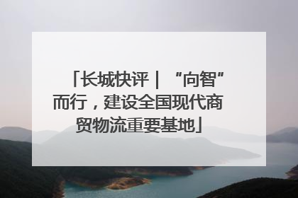 长城快评｜“向智”而行，建设全国现代商贸物流重要基地