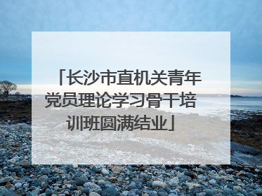 长沙市直机关青年党员理论学习骨干培训班圆满结业