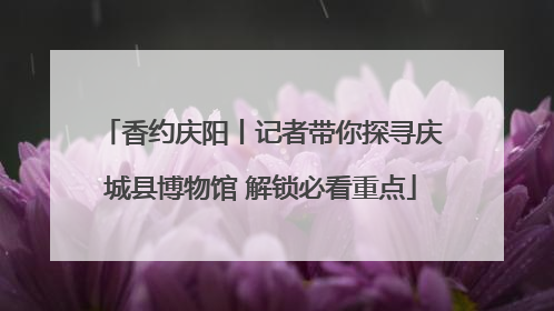 香约庆阳丨记者带你探寻庆城县博物馆 解锁必看重点