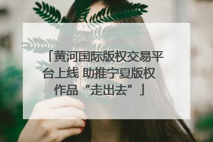 黄河国际版权交易平台上线 助推宁夏版权作品“走出去”