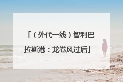 （外代一线）智利巴拉斯港：龙卷风过后