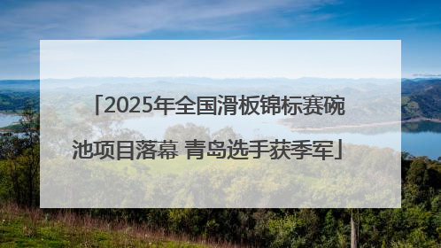 2025年全国滑板锦标赛碗池项目落幕 青岛选手获季军