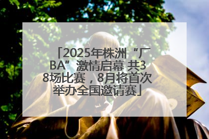 2025年株洲“厂BA”激情启幕 共38场比赛，8月将首次举办全国邀请赛