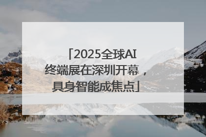 2025全球AI终端展在深圳开幕，具身智能成焦点