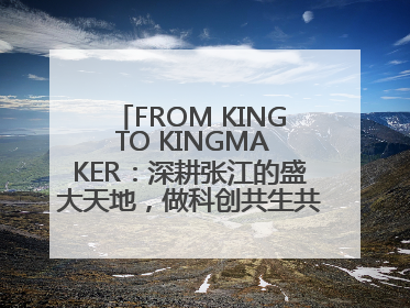 FROM KING TO KINGMAKER：深耕张江的盛大天地，做科创共生共荣体系的践行者