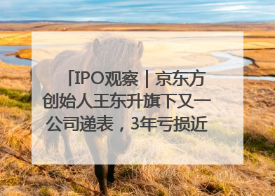 IPO观察｜京东方创始人王东升旗下又一公司递表，3年亏损近50亿元，近8成收入来自同一客户